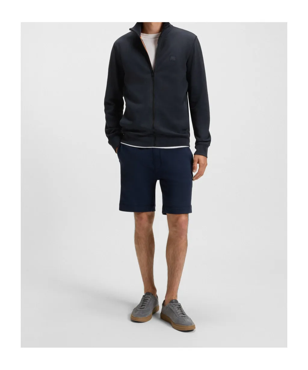 Logo-Appliqué Zip-Up Sweatshirt