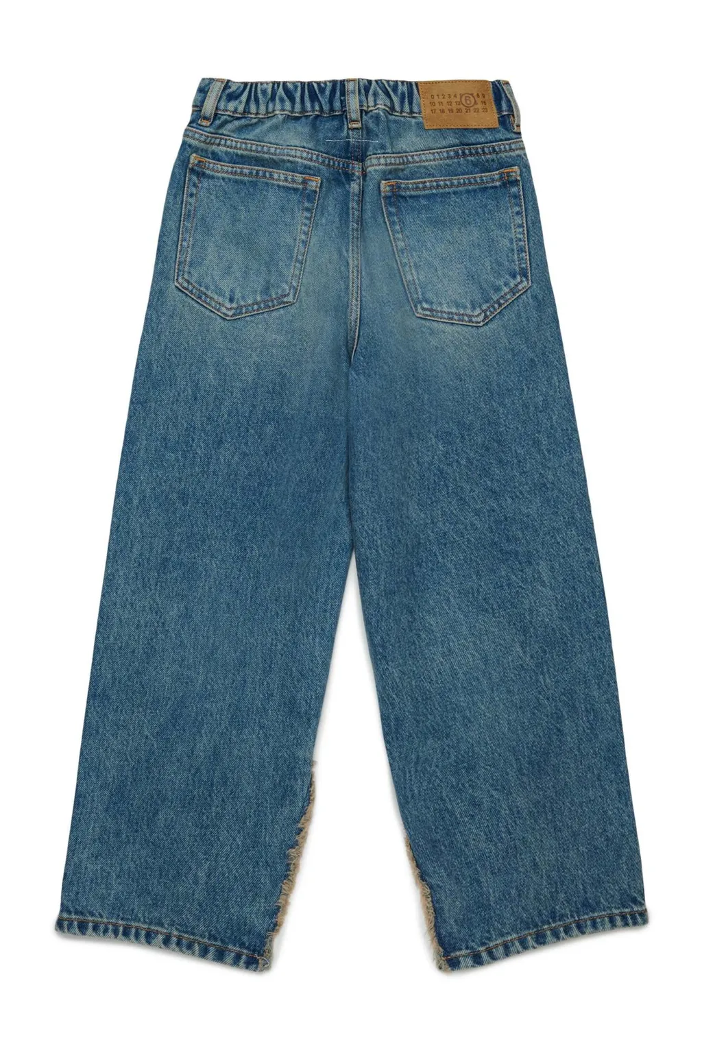 Shaded Regular Jeans With Split