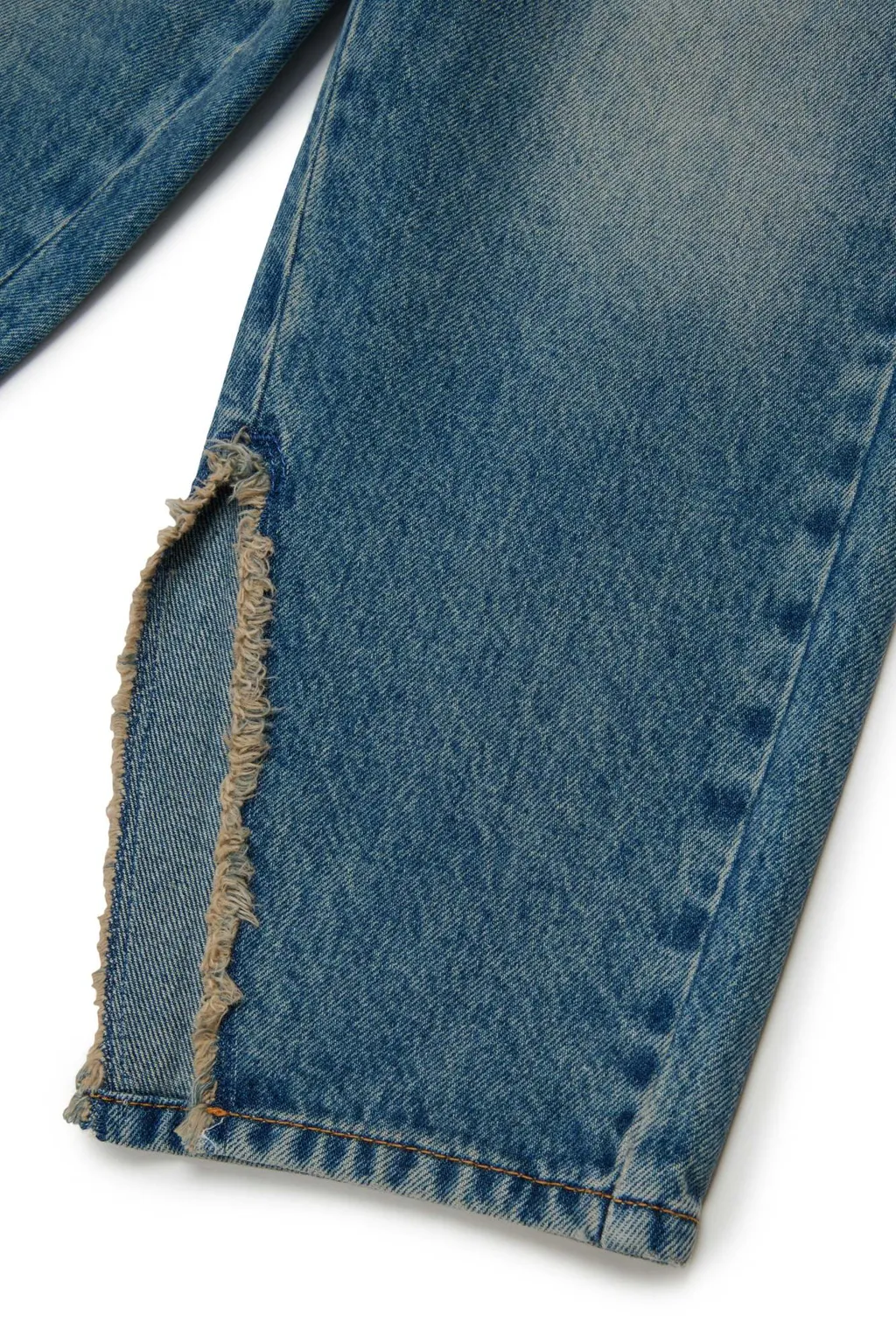 Shaded Regular Jeans With Split