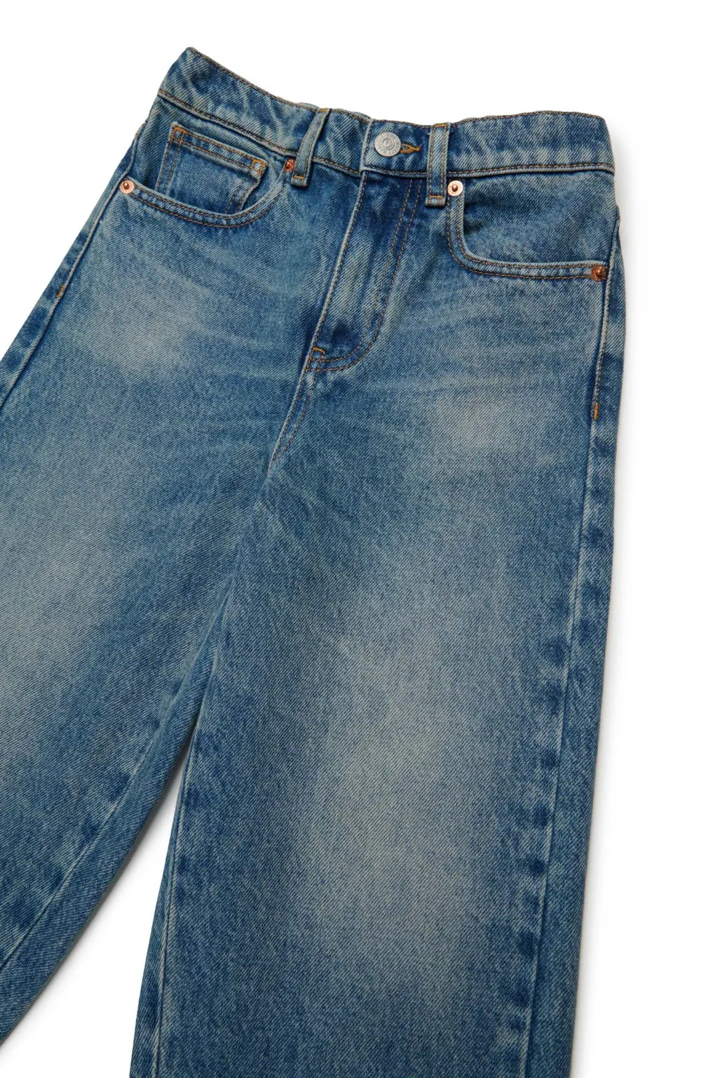 Shaded Regular Jeans With Split