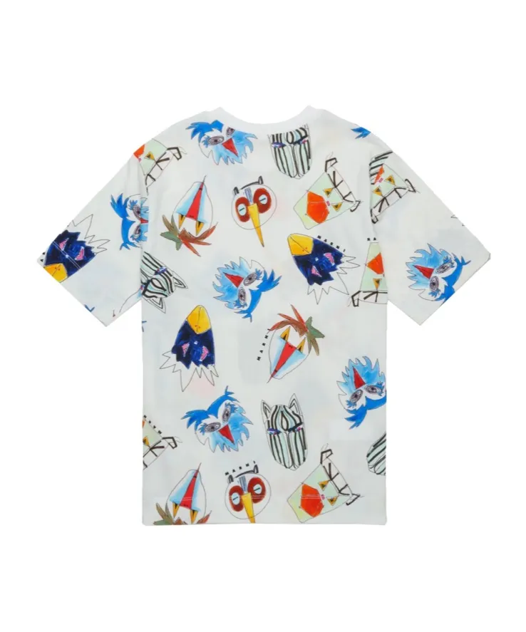 Off-White T-Shirt With Soggetti Animali Print