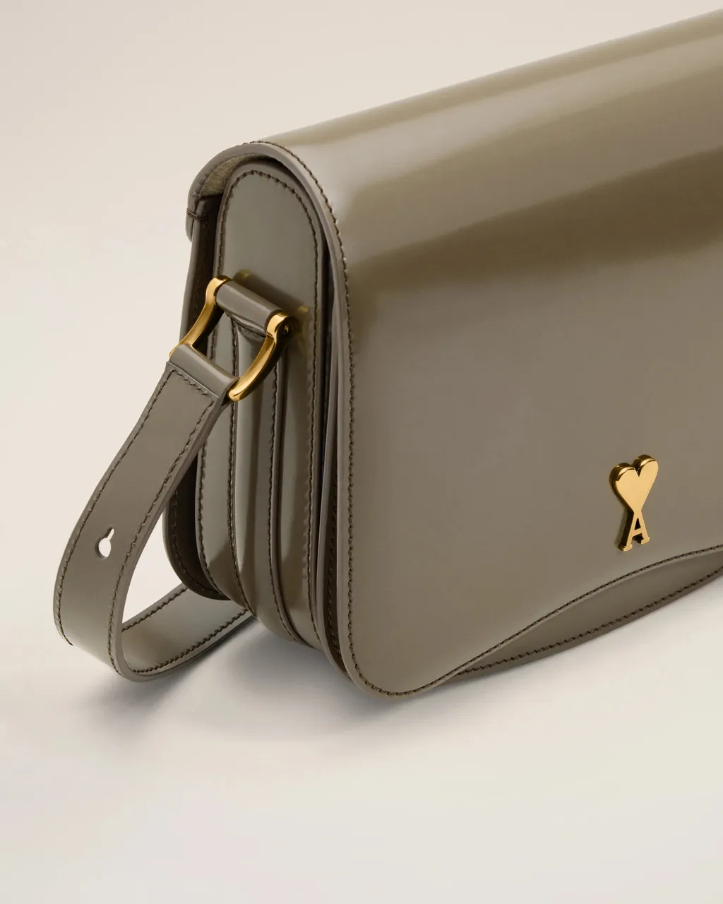 Grey Glazed Leather Paris Paris Bag
