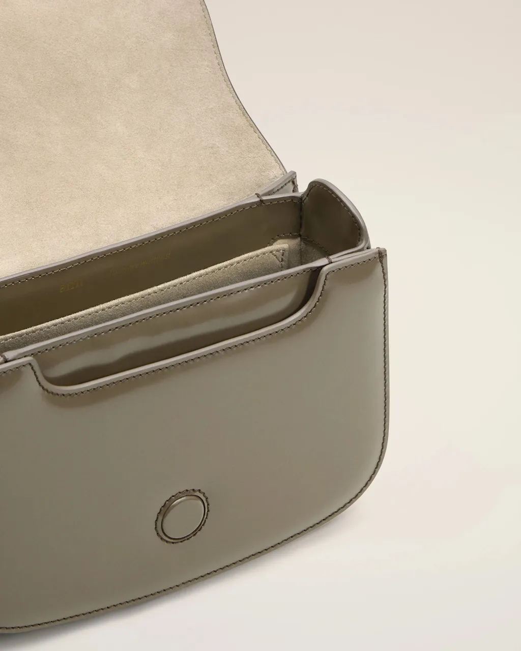 Grey Glazed Leather Paris Paris Bag