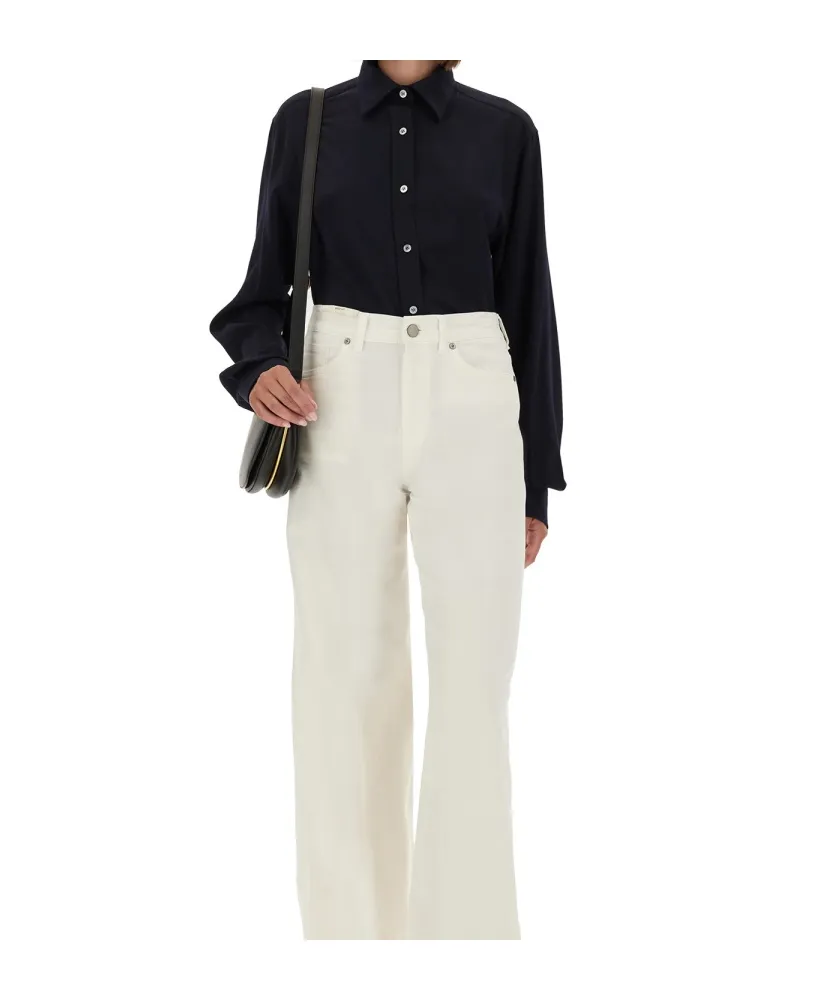 Loose-Fit Button-Down Shirt