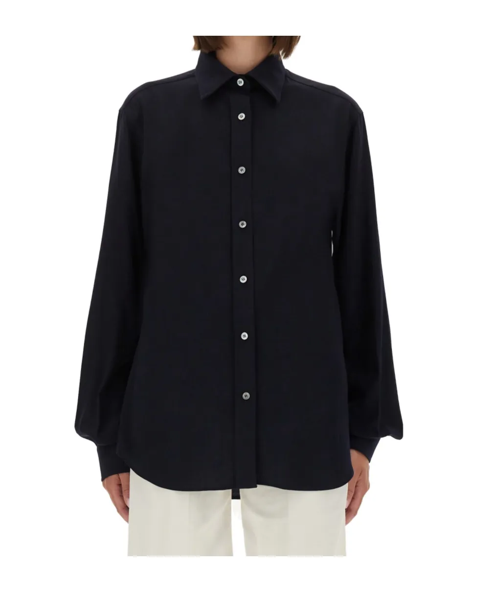 Loose-Fit Button-Down Shirt
