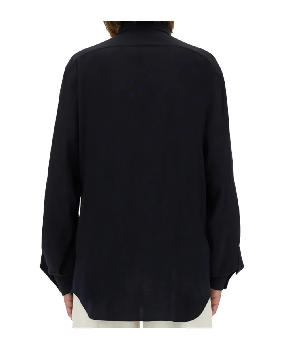 Loose-Fit Button-Down Shirt