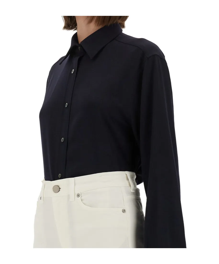 Loose-Fit Button-Down Shirt