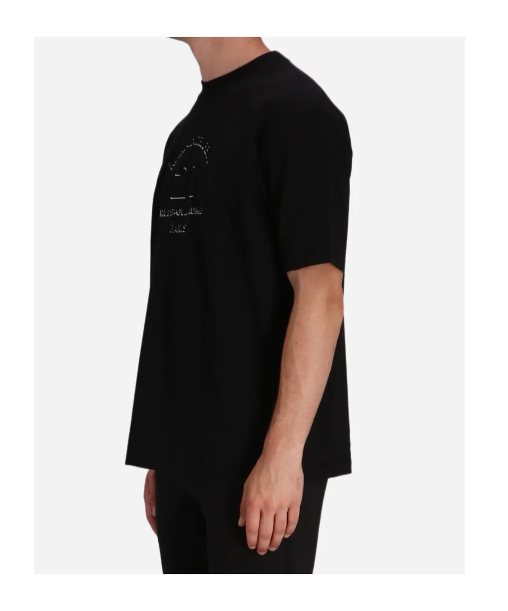 Paris-Embroidered Cotton T-Shirt