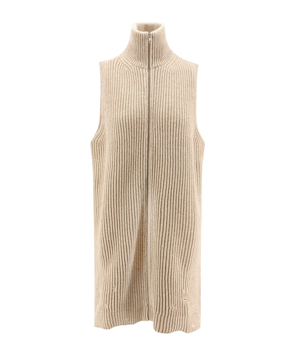 Sleeveless Cardigan