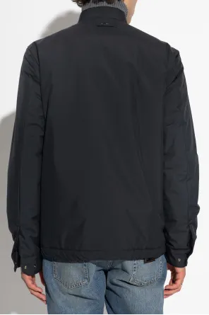 Buttoned Panelled Jacket