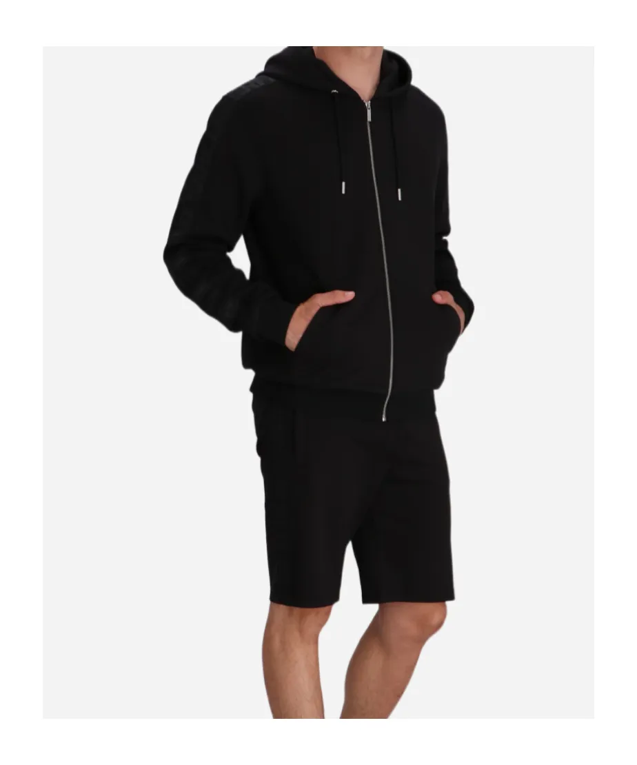 Karl Lagerfeld Zip-Up Long Sleeved Hoodie