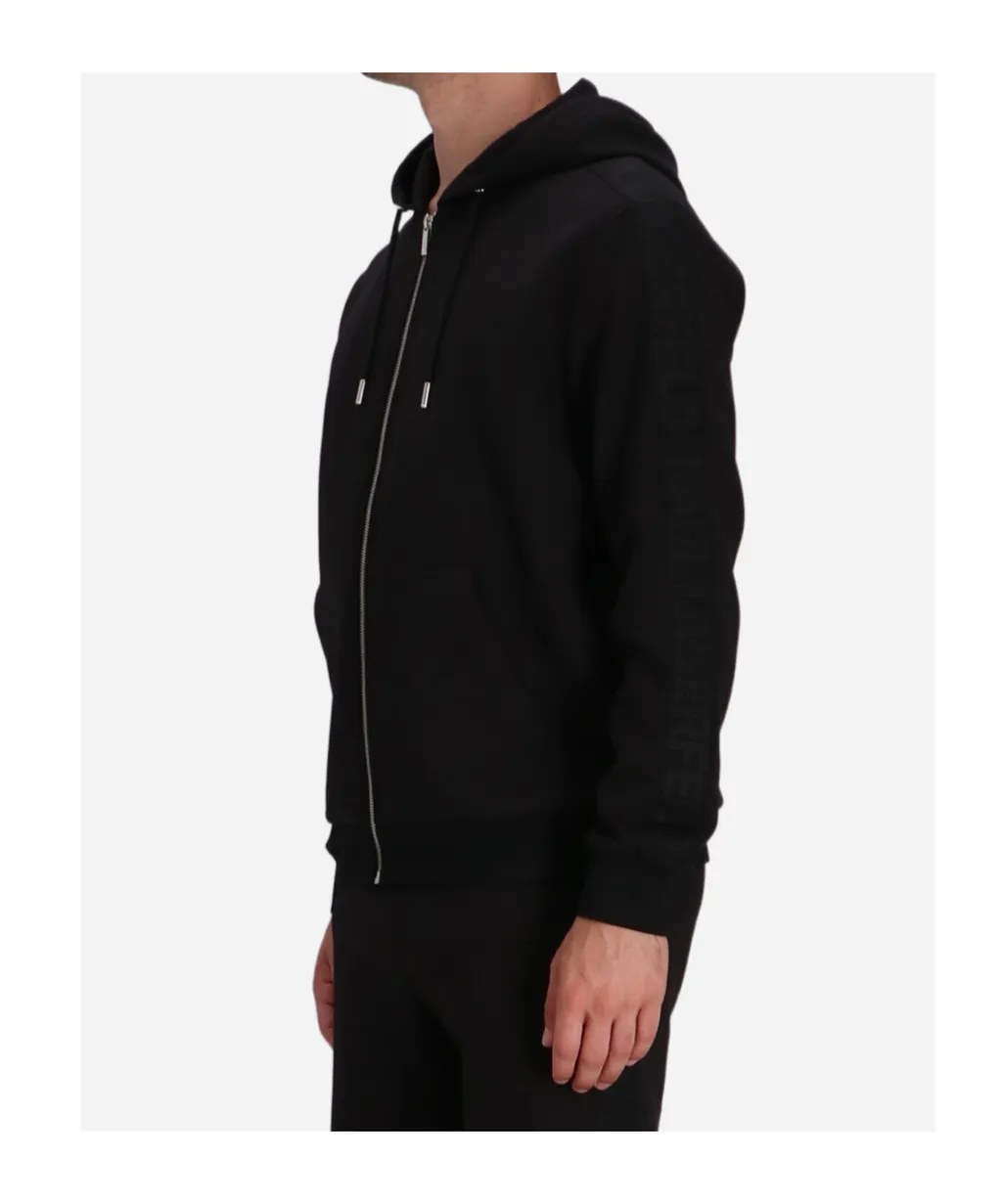 Karl Lagerfeld Zip-Up Long Sleeved Hoodie
