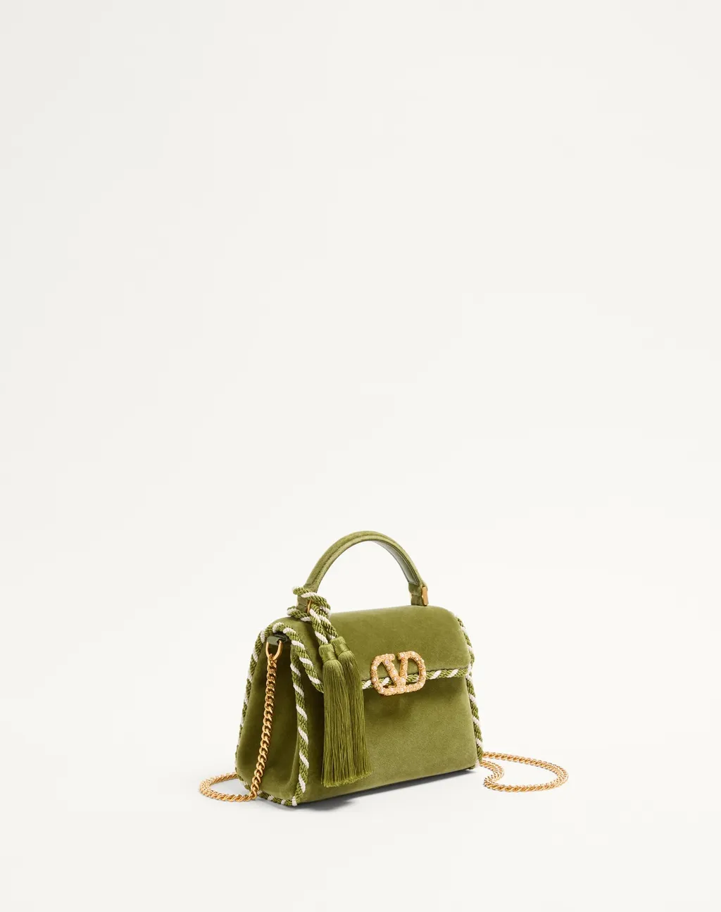 Valentino Vsling Tassel Detailed Mini Tote Bag
