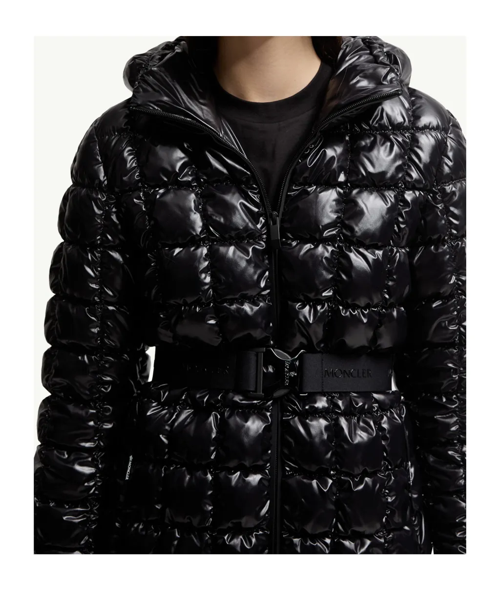Eynard Hooded Square-Quilted Short Down Jacket