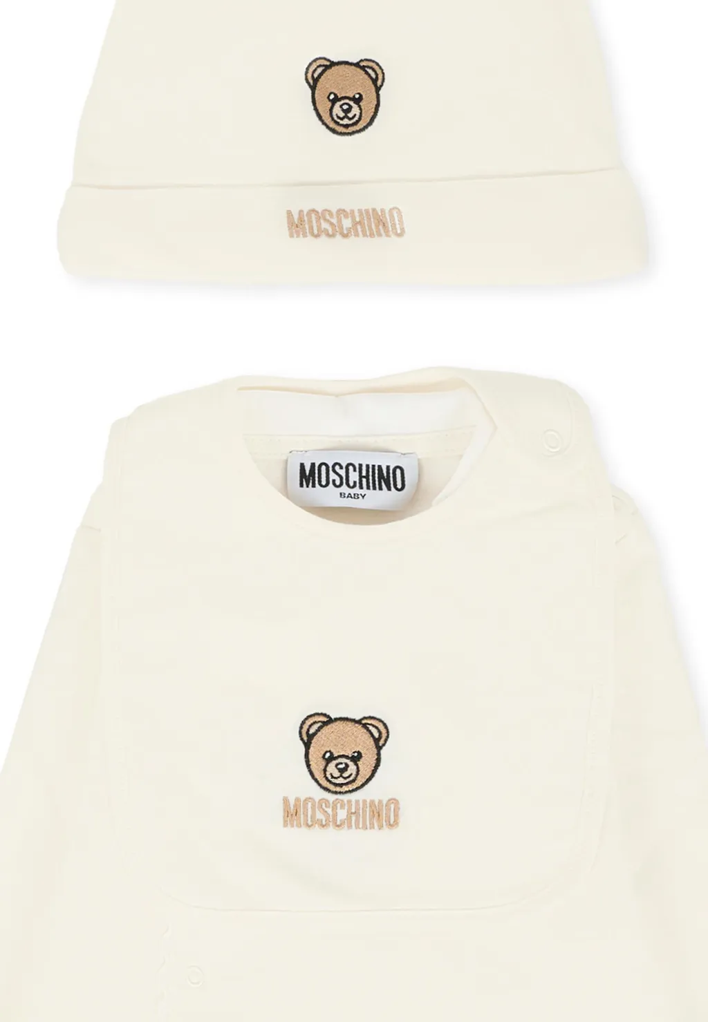 Embroidered Collared Babygrow Set