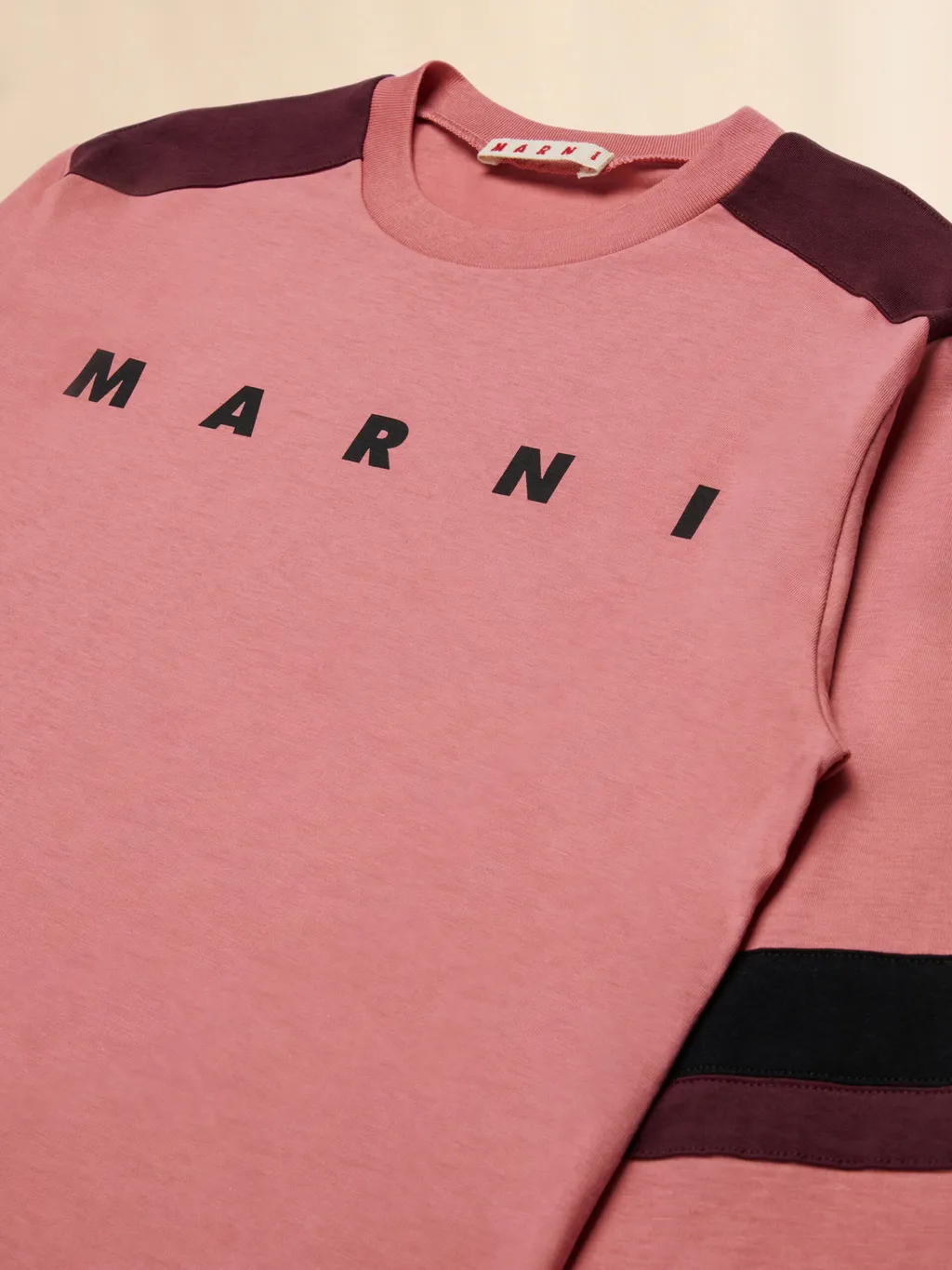 Marni Kids Logo-Printed Long-Sleeved T-Shirt