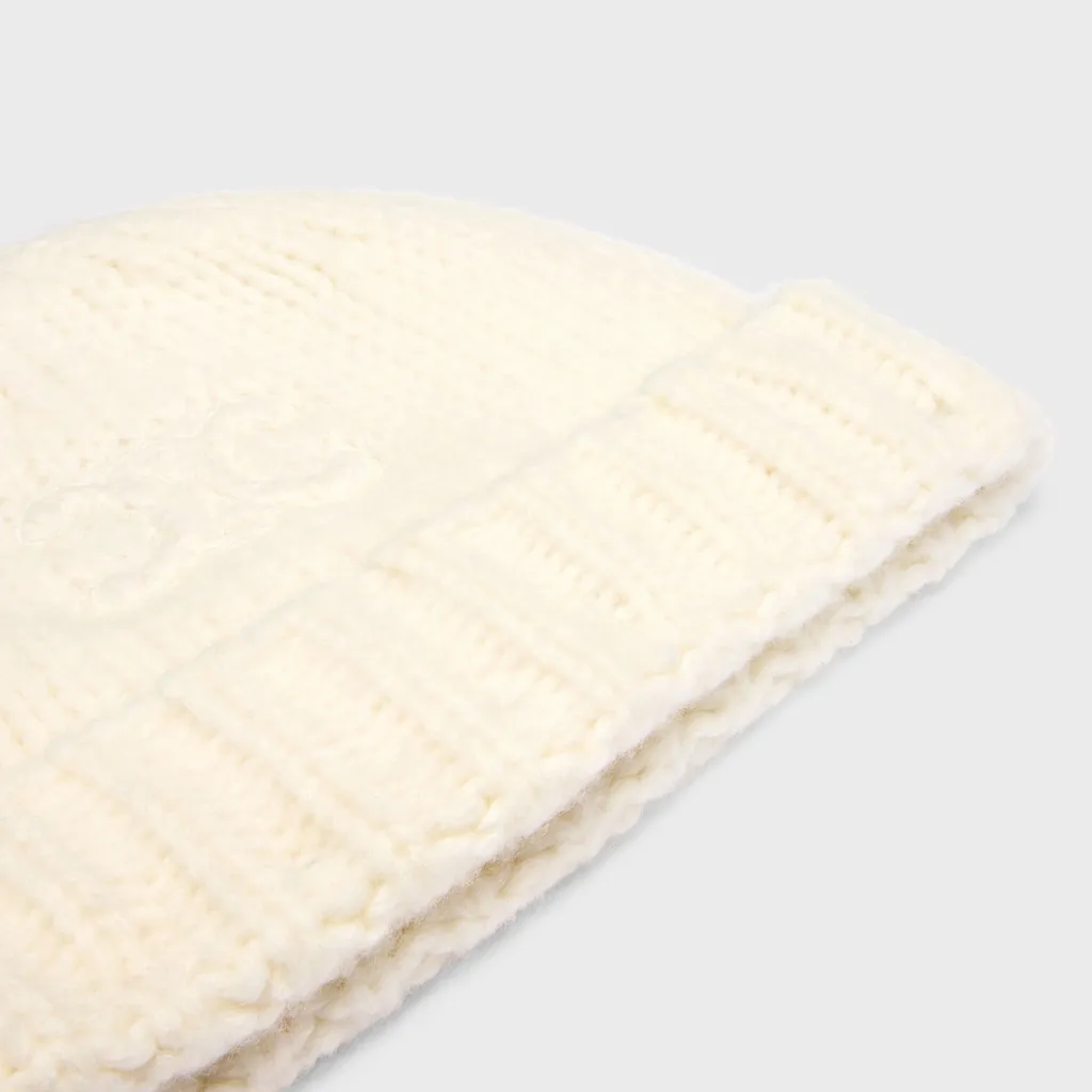 Triomphe Beanie In Cashmere And Silk