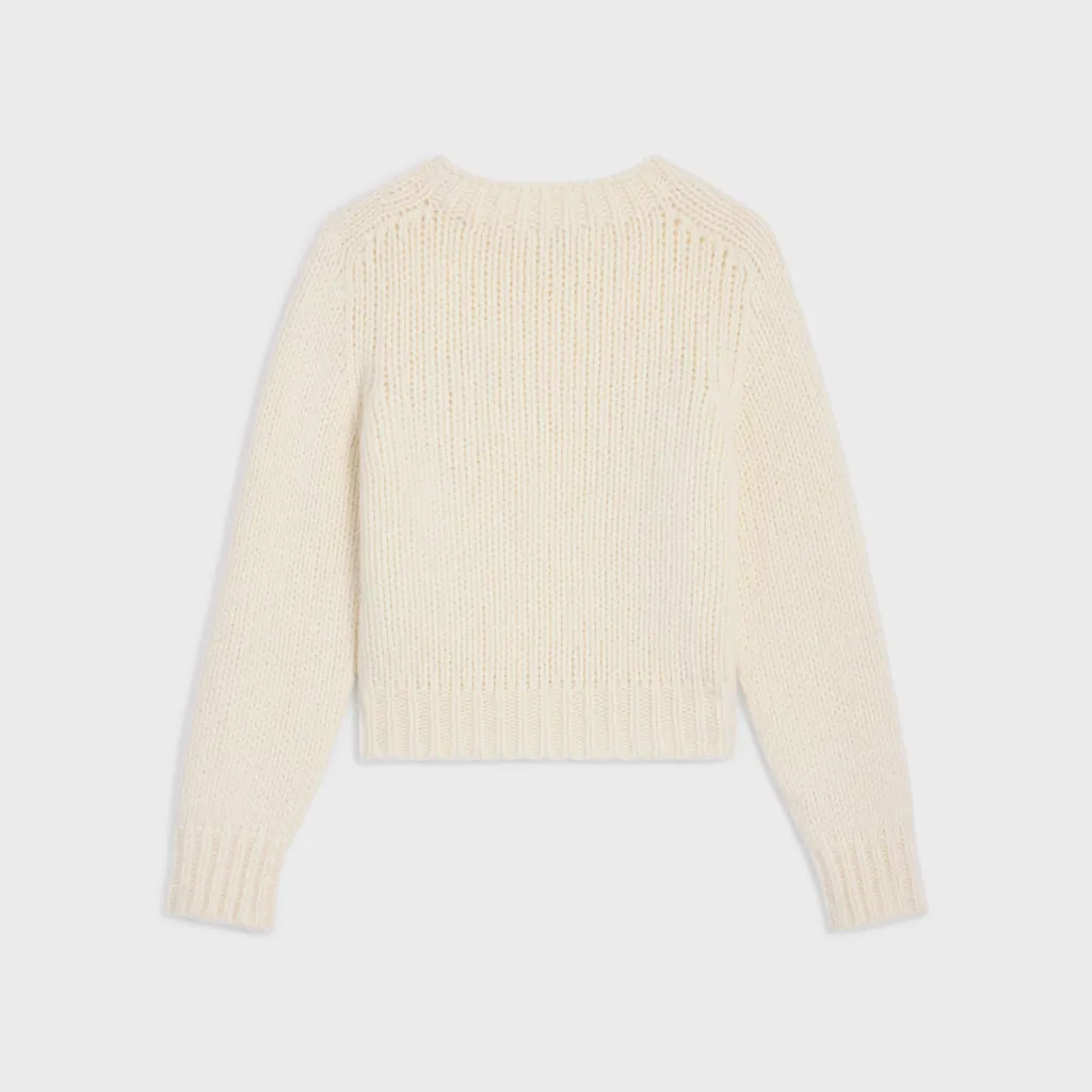 Crewneck Sweater In Cashmere And Silk