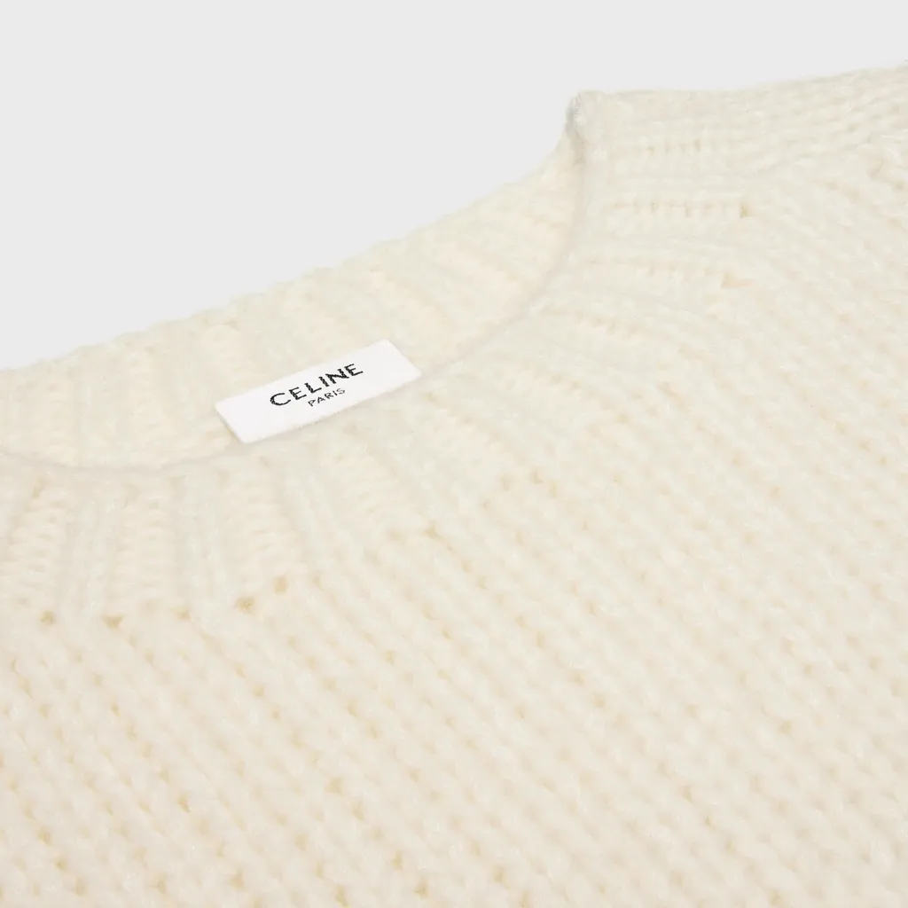 Crewneck Sweater In Cashmere And Silk
