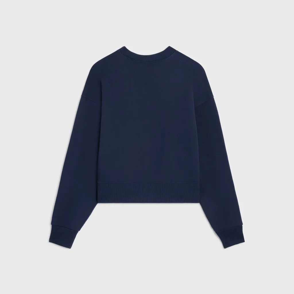 Loose Sweatshirt In Cotton Fleece