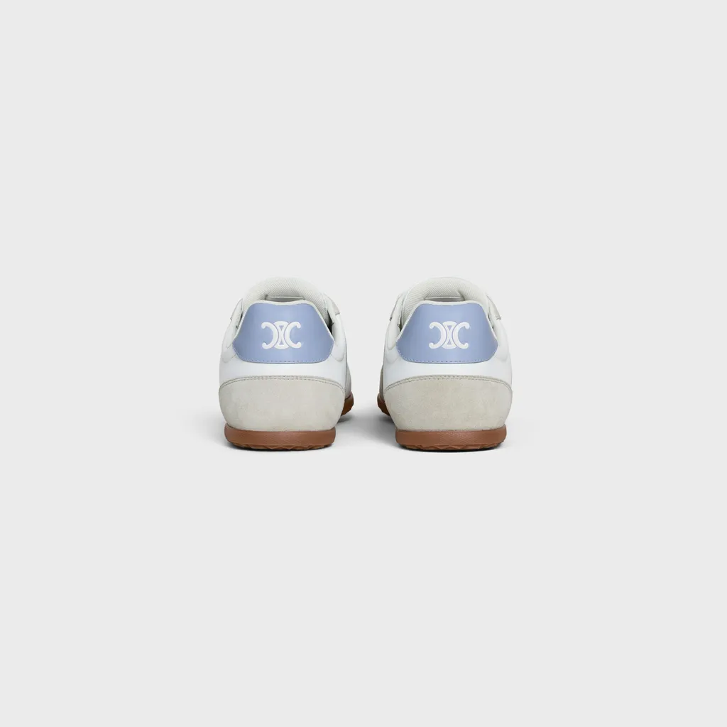 Celine Jogger - Low Lace-Up Sneaker In Calfskin And Suede Calfskin