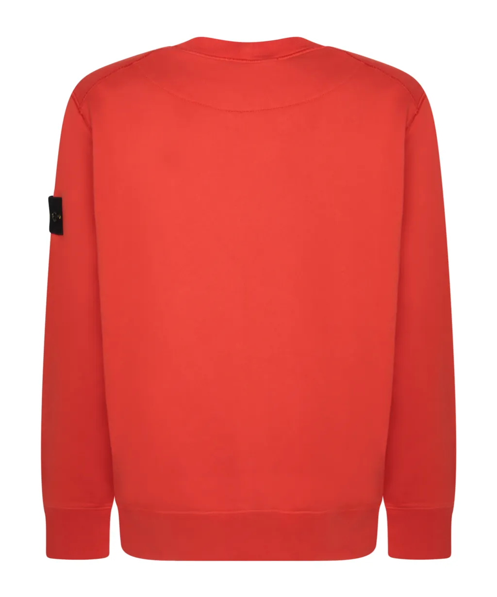Stone Island Logo Patch Crewneck Sweatshirt