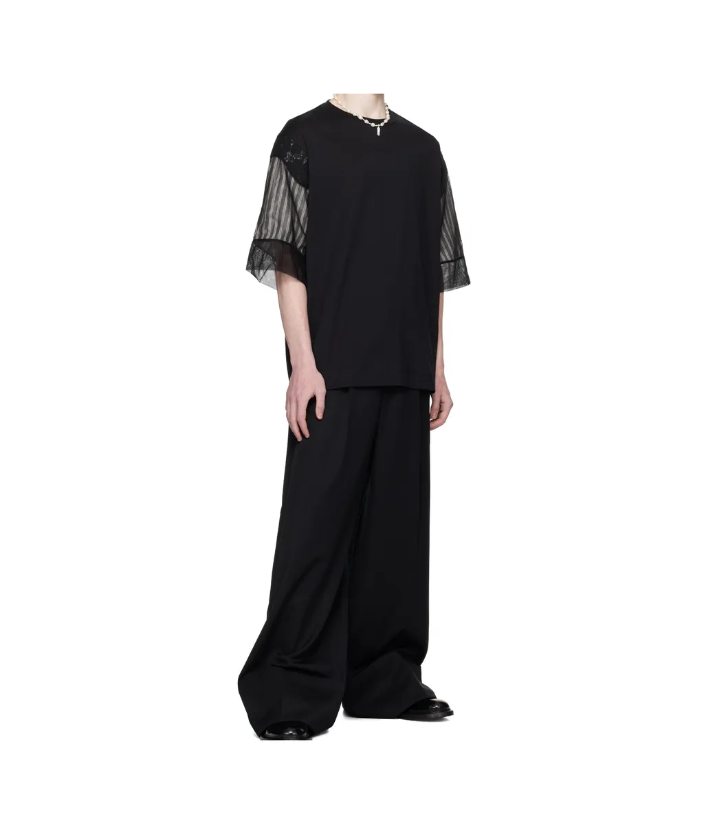 Trapped Lace Patchwork T-Shirt