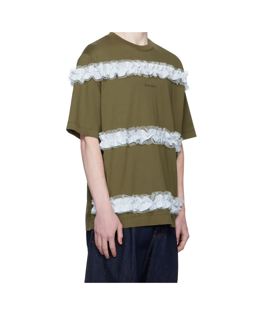 Ruffle-Detail T-Shirt