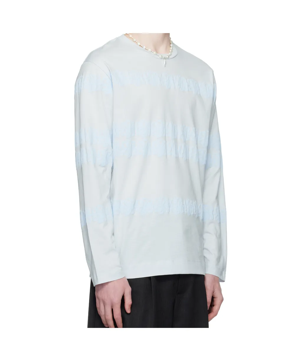 Ribbon Daisy Chain Print Long Sleeve T-Shirt
