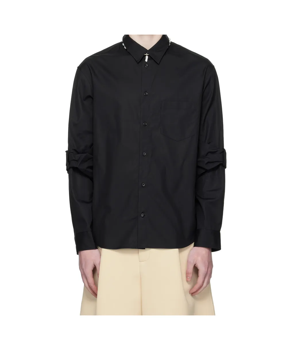 Bow Sleeve Classic Shirt