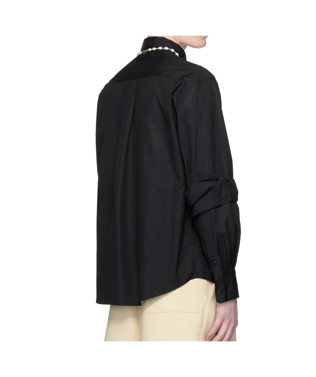Bow Sleeve Classic Shirt