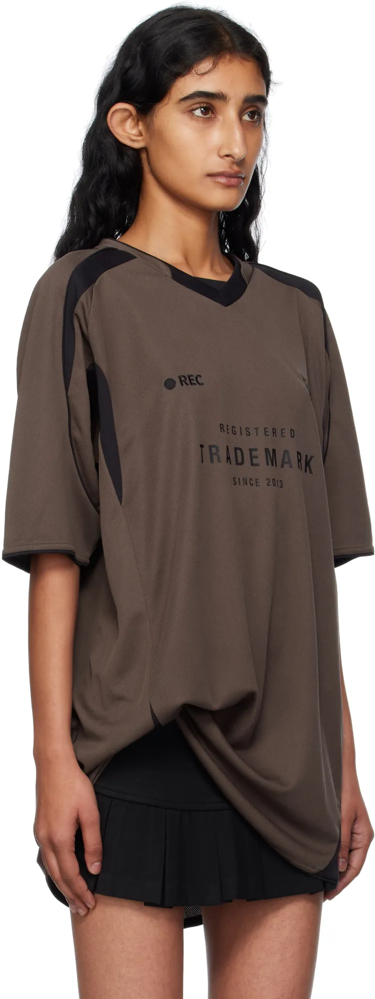 Vetements V-Neck Football Jersey T-Shirt