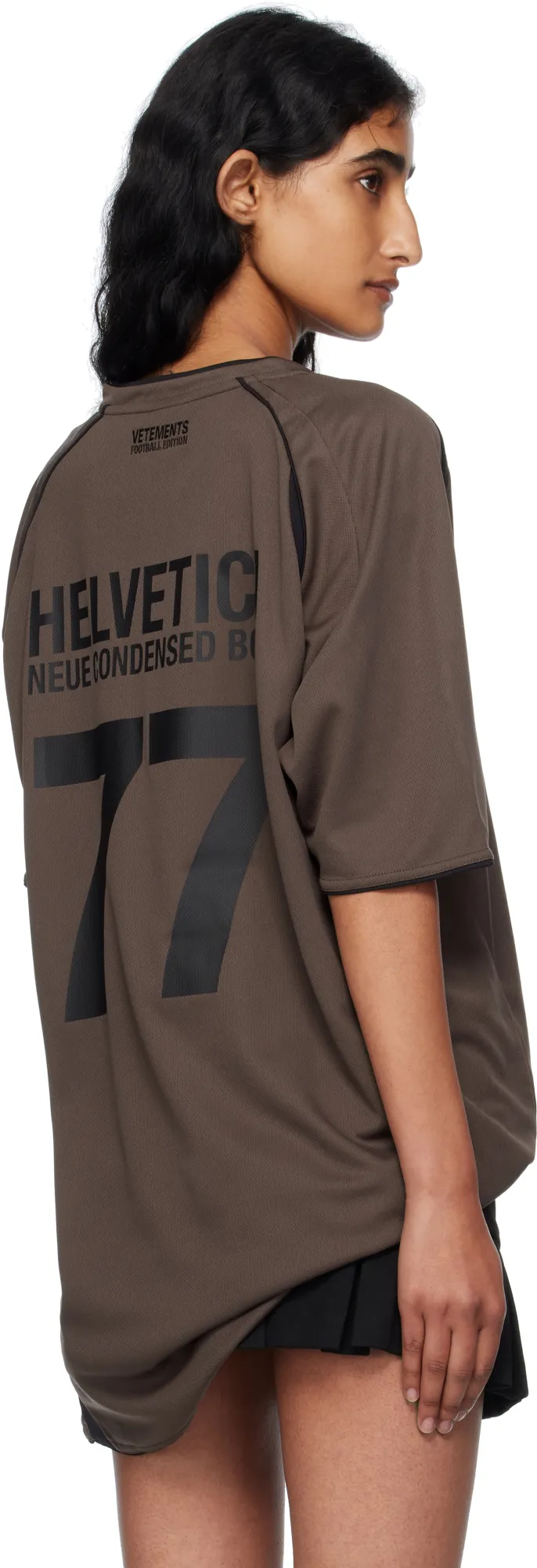 Vetements V-Neck Football Jersey T-Shirt