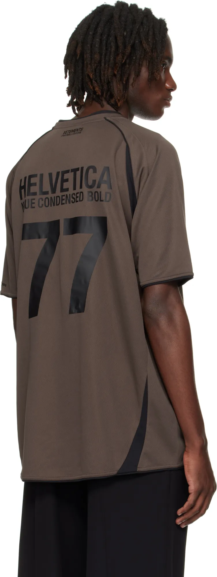 Vetements V-Neck Football Jersey T-Shirt