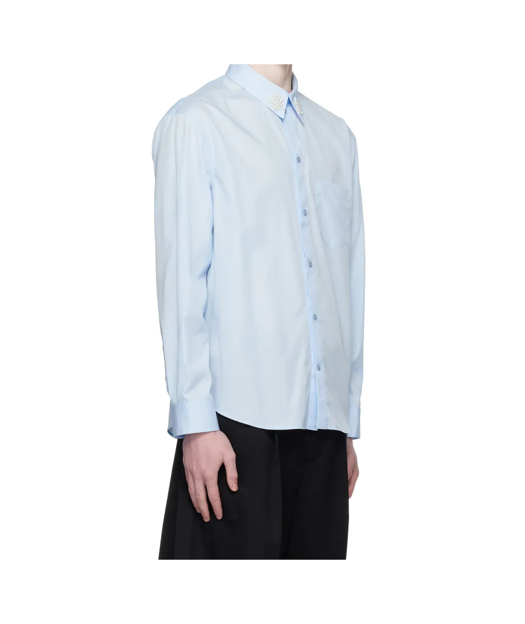 Beaded Flower Classic Shirt