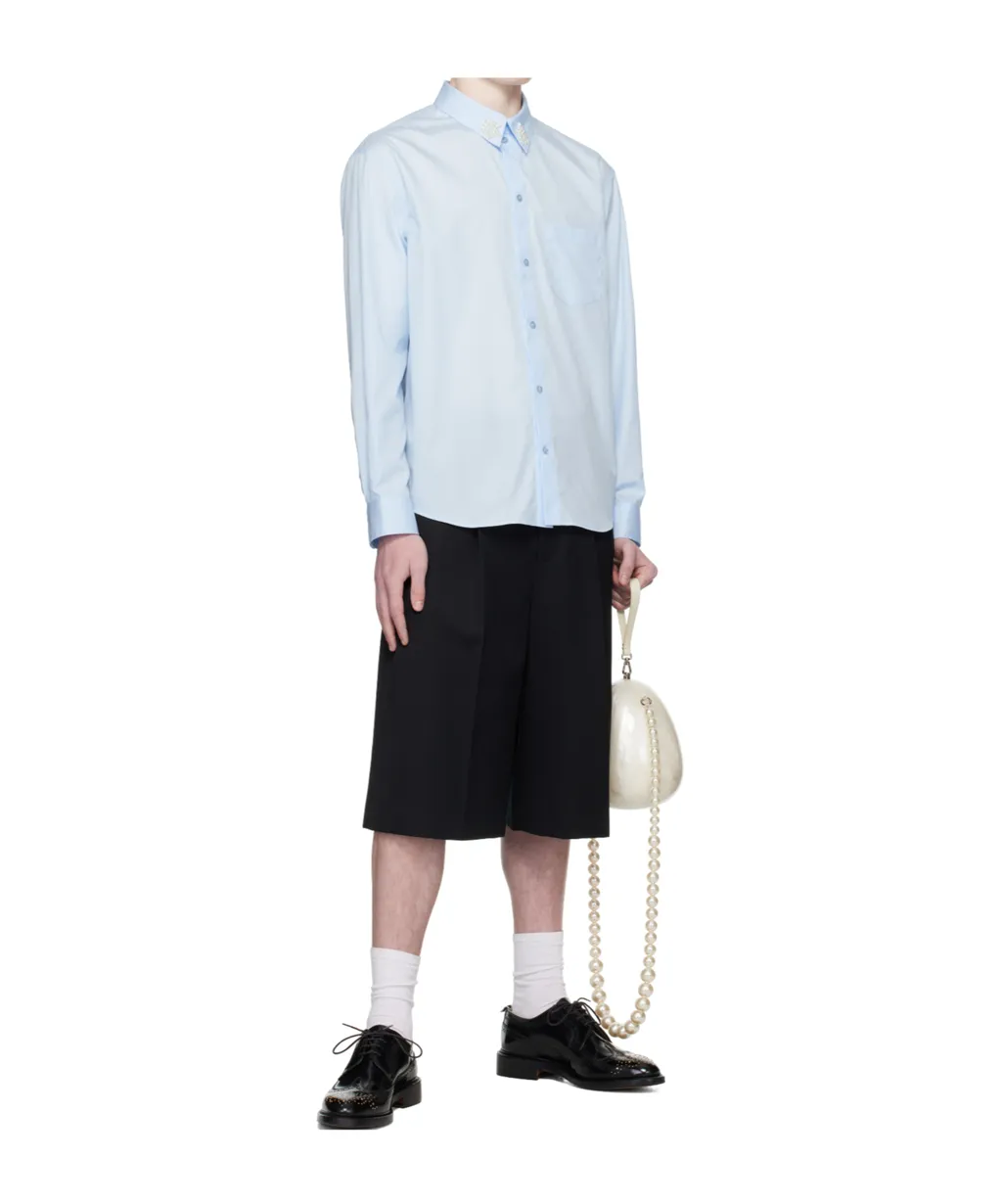 Beaded Flower Classic Shirt