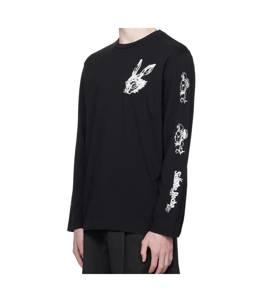Double Tortoise And Hare Long-Sleeved T-Shirt