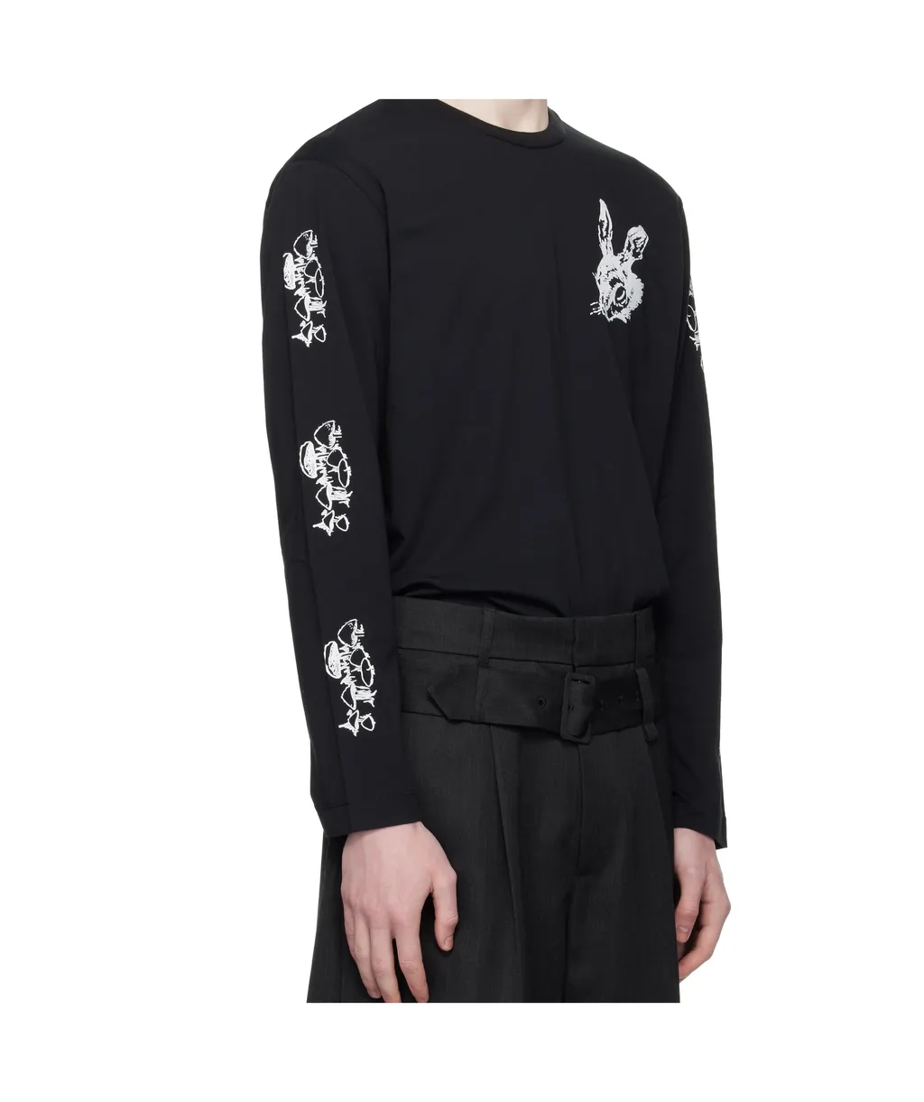 Double Tortoise And Hare Long-Sleeved T-Shirt