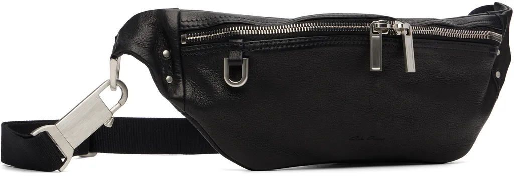 Leather Zip-Fastening Belt Bag