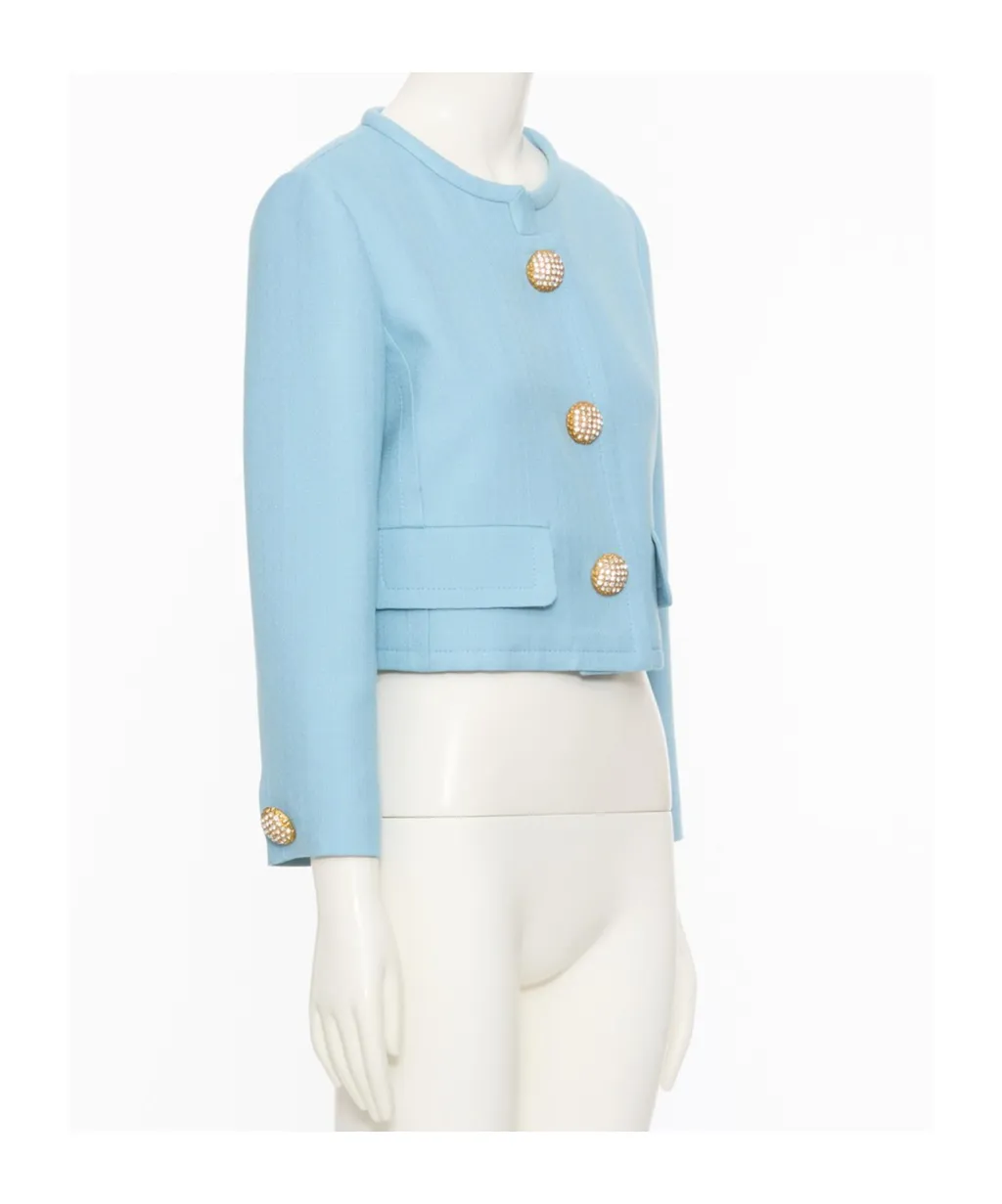 Embellished Button Jacket