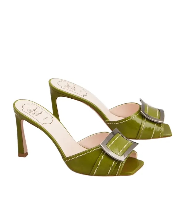 Trompette Mules In Patent Leather