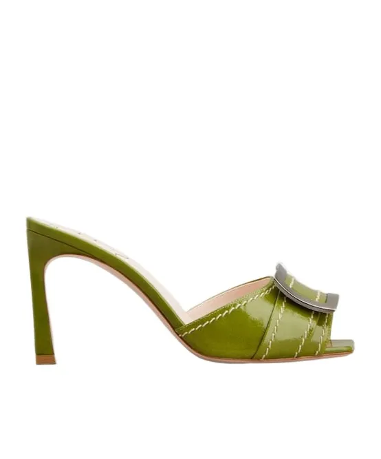 Trompette Mules In Patent Leather