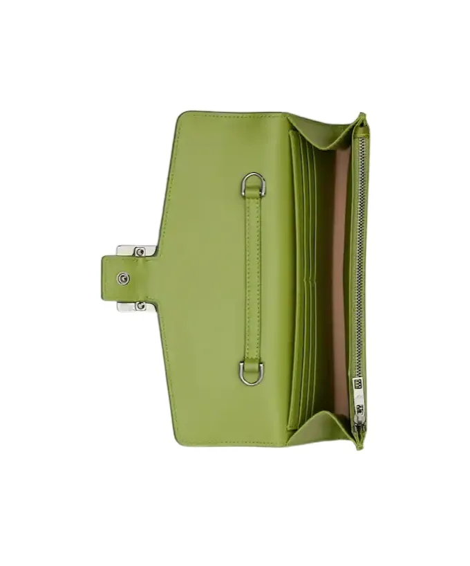 Belle Vivier Wallet On Chain In Patent Leather