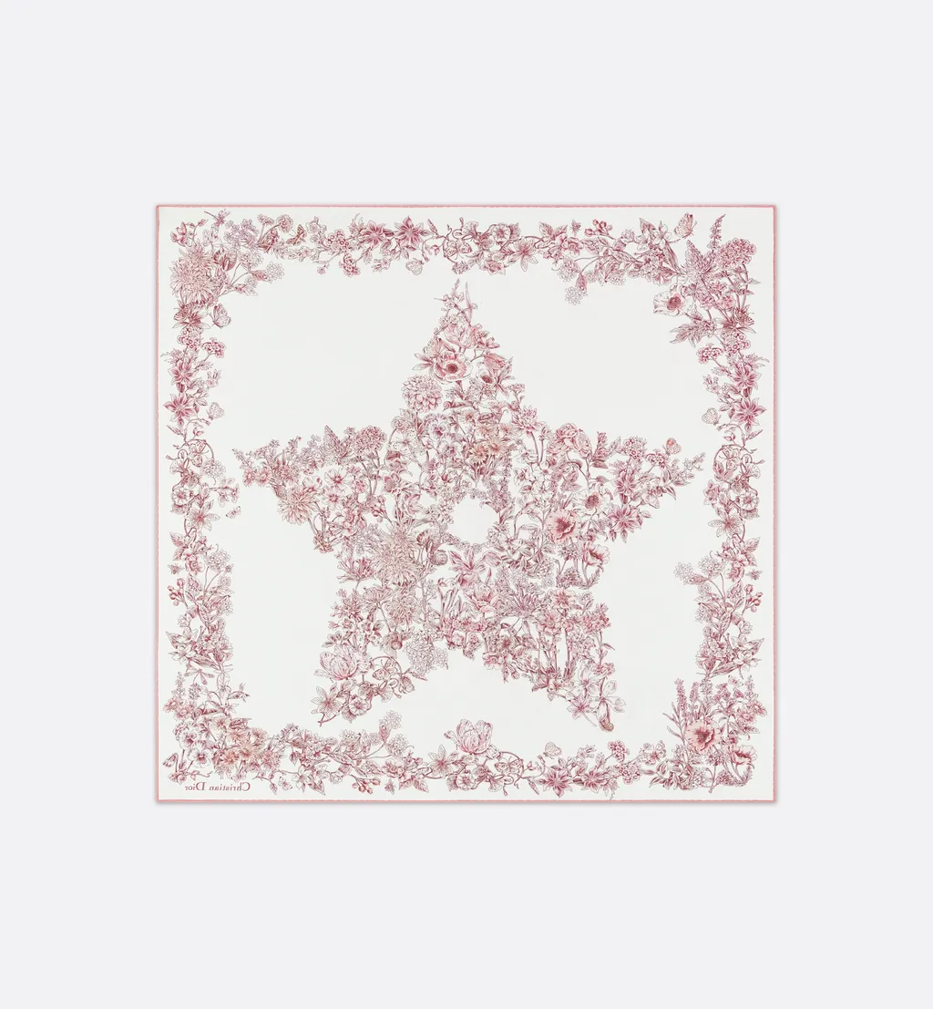 Dior Star 70 Square Scarf