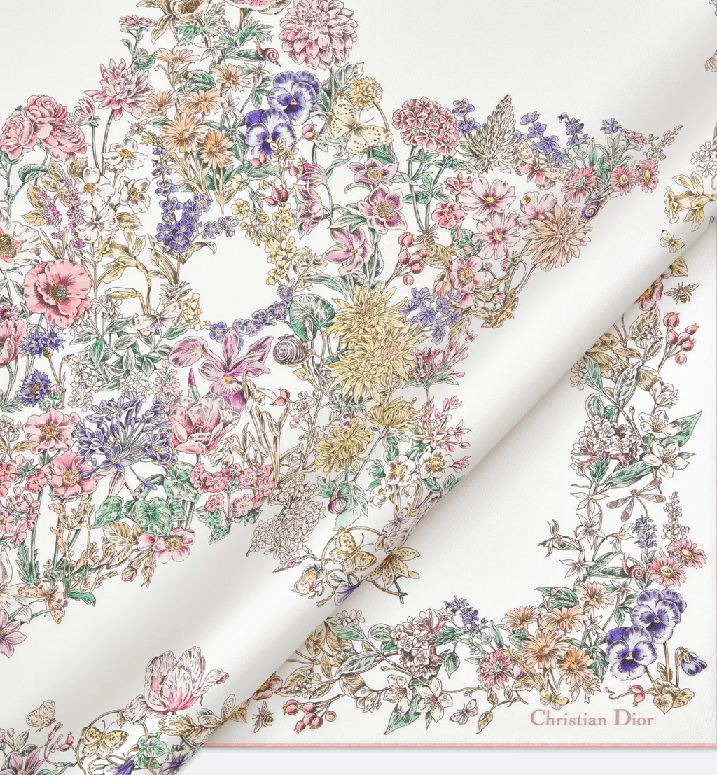 Dior Star 70 Square Scarf