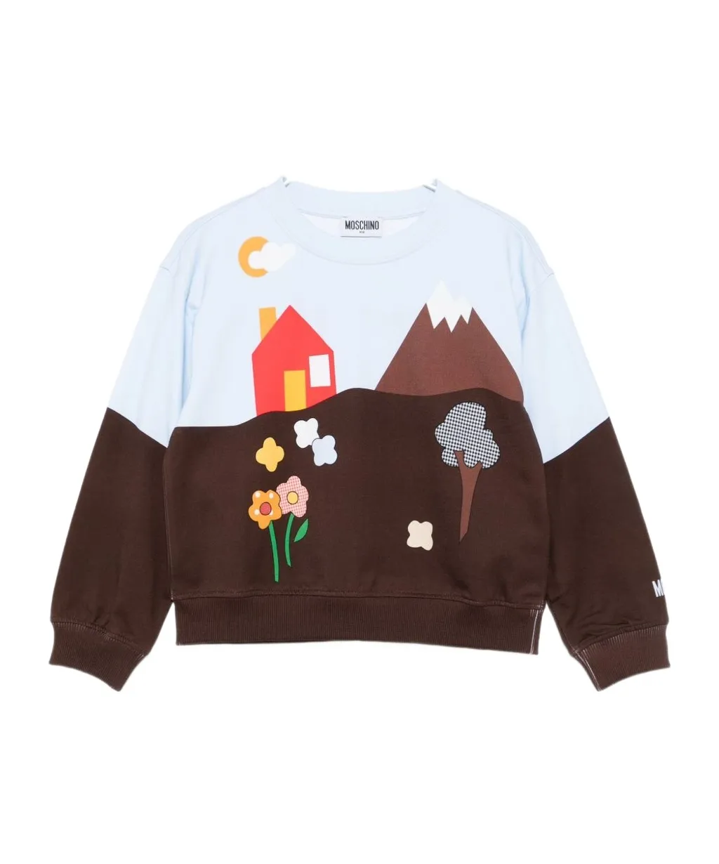 Graphic-Print Sweatshirt