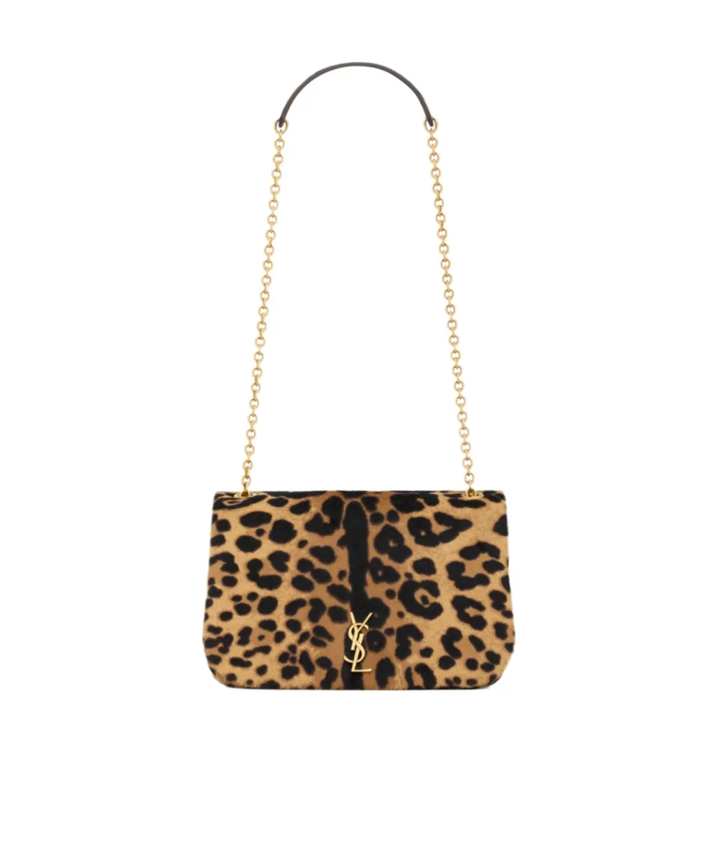Saint Laurent Jamie 4.3 Animal Patterned Mini Shoulder Bag