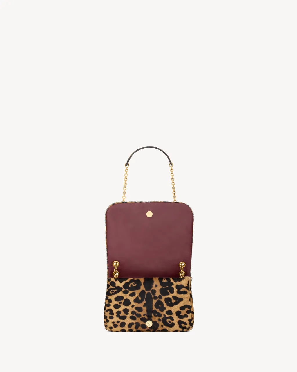 Saint Laurent Jamie 4.3 Animal Patterned Mini Shoulder Bag