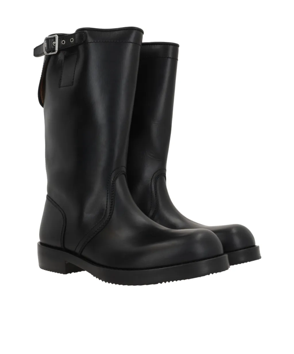 Dries Van Noten Round Toe Boots