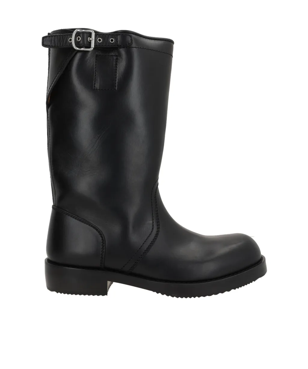 Dries Van Noten Round Toe Boots